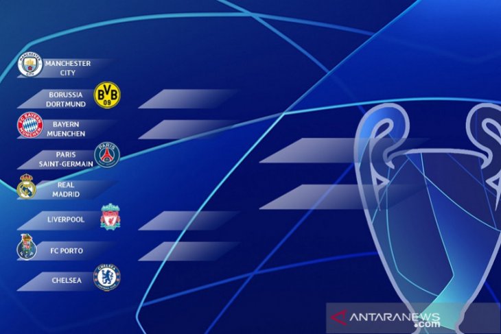 Hasil undian perempat final Liga Champions: Bayern Muenchen kembali ketemu PSG