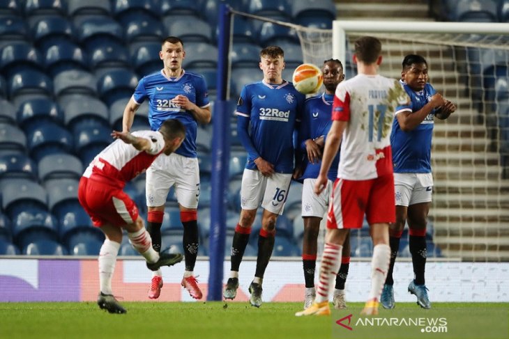 Slavia Praha singkirkan Rangers dari Liga Europa