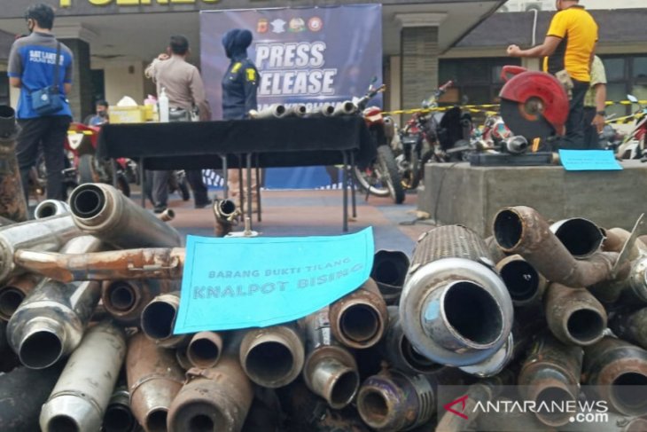 Polres Bogor sita 420 knalpot bising dalam delapan hari operasi