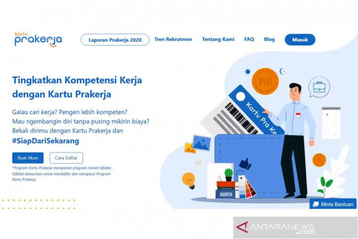 Pengamat : Program kartu prakerja untuk bantu pemulihan ekonomi
