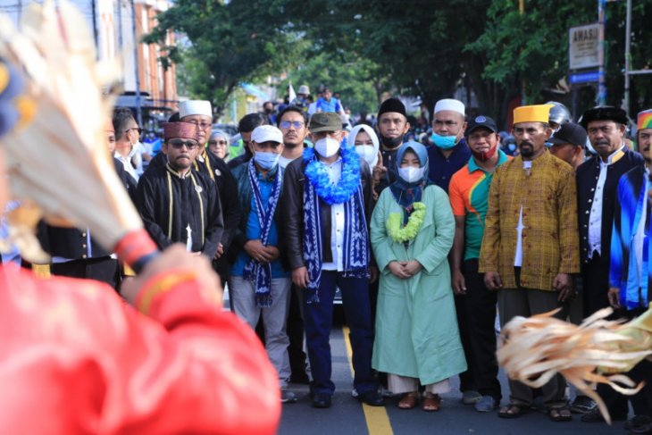 Ribuan pendukung dan simpatisan sambut Wali Kota Ternate