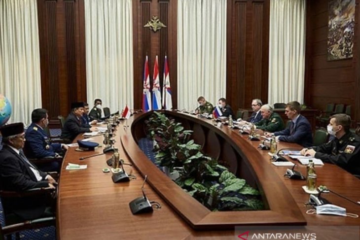Prabowo Subianto bertemu Deputi Menhan Federasi Rusia