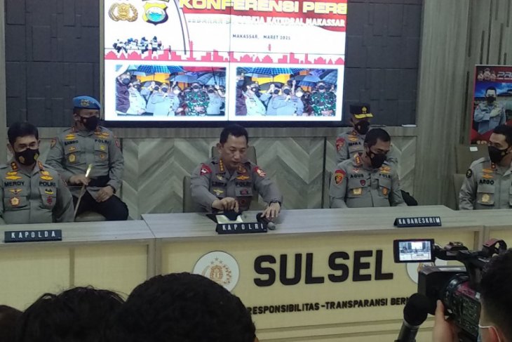 Kapolri: Empat korban bom Makassar sudah keluar dari RS