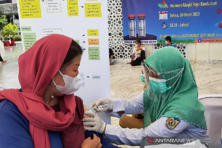 Gubernur tegaskan vaksinasi massal juga dilaksanakan di 23 daerah se-Aceh