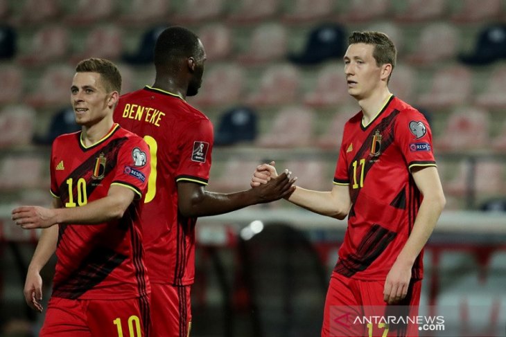 Kualifikasi Piala Dunia: Belgia babat habis Belarusia, Wales petik kemenangan perdana