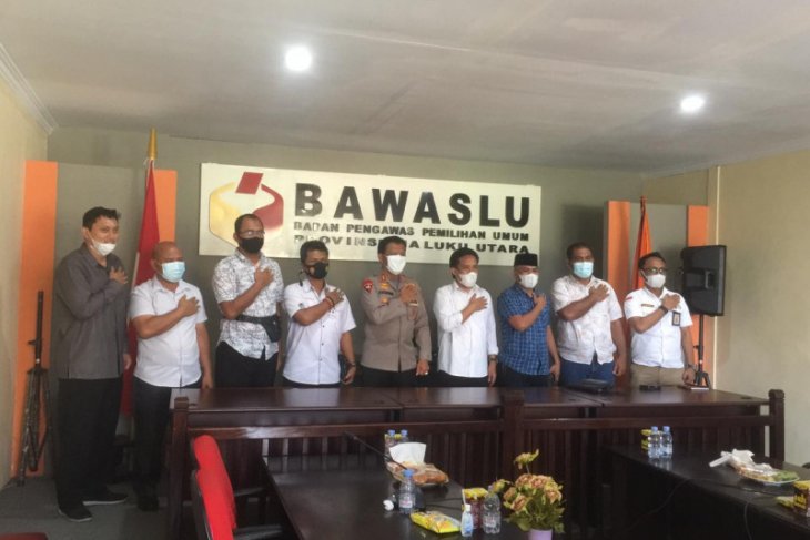 Kapolda temui Bawaslu Malut bahas PSU di Halmahera Utara