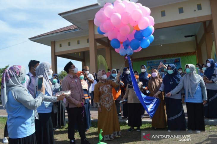 Puskesmas Toto Utara Bone Bolango kampanye Germas Mobile