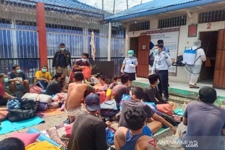 Warga binaan Rutan Tarutung diimbau tetap terapkan perilaku hidup bersih sehat
