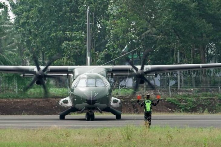 Uji coba penerbangan di Bandara Jenderal Besar Soedirman