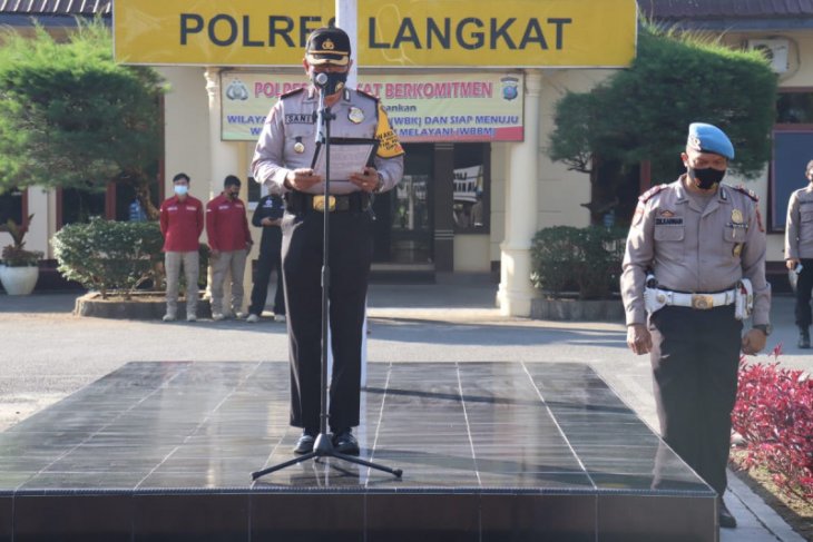392 personel Polres Langkat diterjunkan pengamanan gereja
