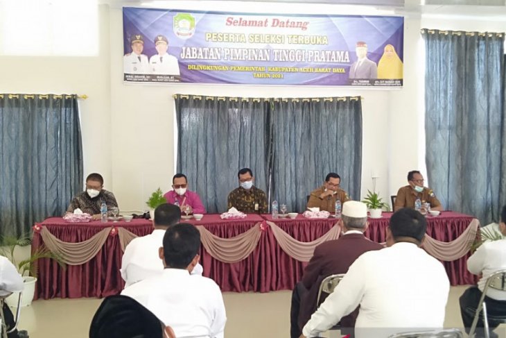 26 calon kadis di Abdya ikut seleksi jabatan tinggi pratama