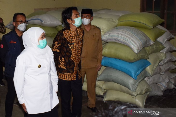 Gubernur Jatim Pantau Produksi Beras