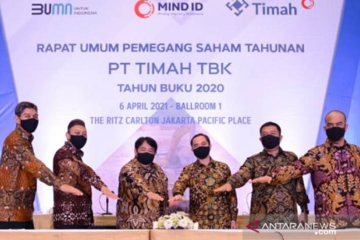 Produksi bijih timah PT Timah 2020 turun 51,79 persen