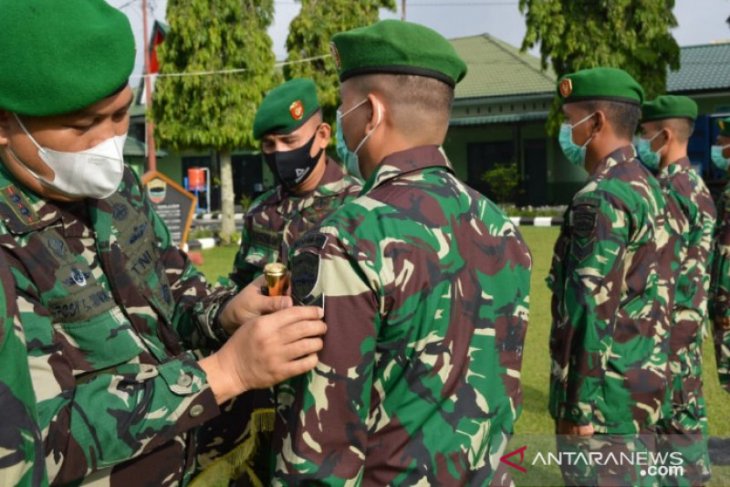 33 personel Kodim 0212/TS naik pangkat