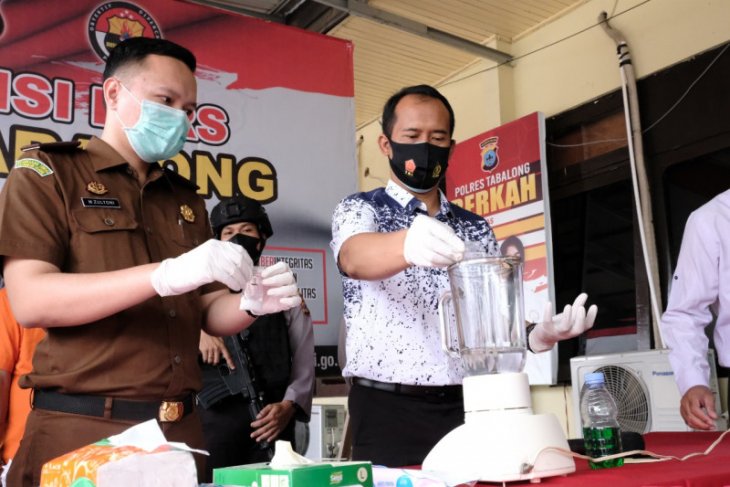 Polres Tabalong musnahkan barbuk 11,55 gram sabu