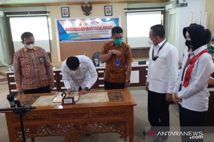 Percepat 'PEN' Polda dan Pemprov tandatangani fakta integritas tidak KKN