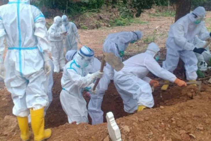 Ingatkan warga, Satgas pemulasaraan COVID-19 Kota Jambi update setiap pemakaman pasien Corona