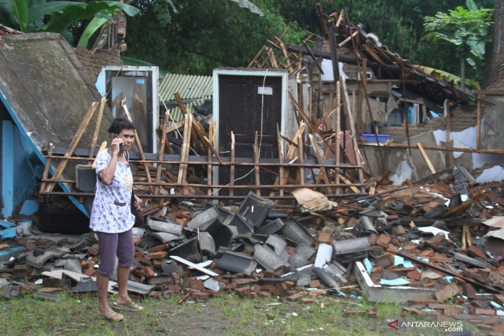 Kerusakan Akibat Gempa di Malang