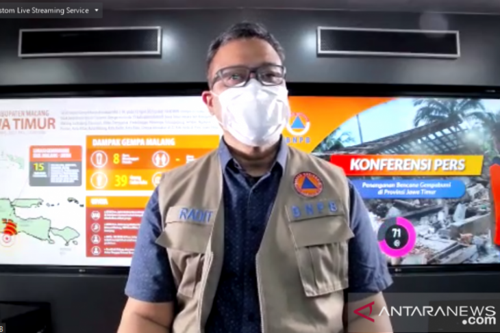 BNPB catat 8 orang meninggal dunia akibat gempa Malang