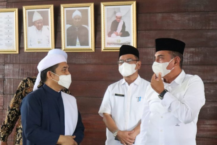 Gubernur Sumut silaturahmi dengan Tuan Guru Babussalam