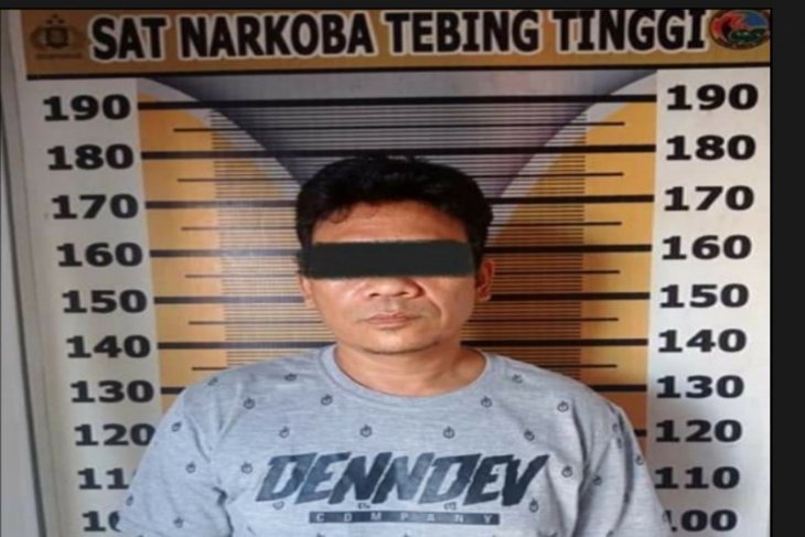 Seorang bandar narkoba dibekuk Satresnarkoba Polres Tebing Tinggi