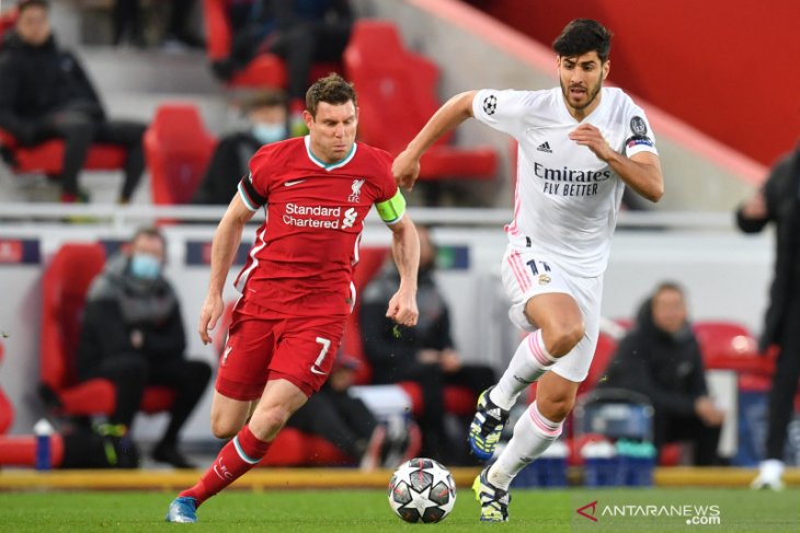 Meski kalah, Milner sebut Liverpool lebih baik dari Real Madrid di leg kedua