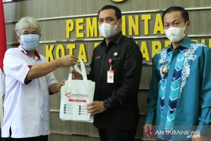Wali Kota dan Wawali sampaikan terima kasih pemberitaan LKBN Antara