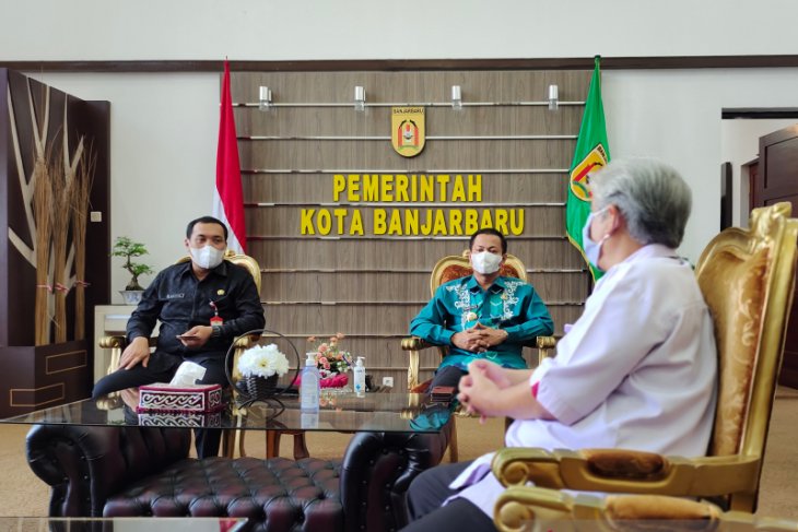LKBN Antara Biro Kalsel berkunjung ke kantor Pemko Banjarbaru