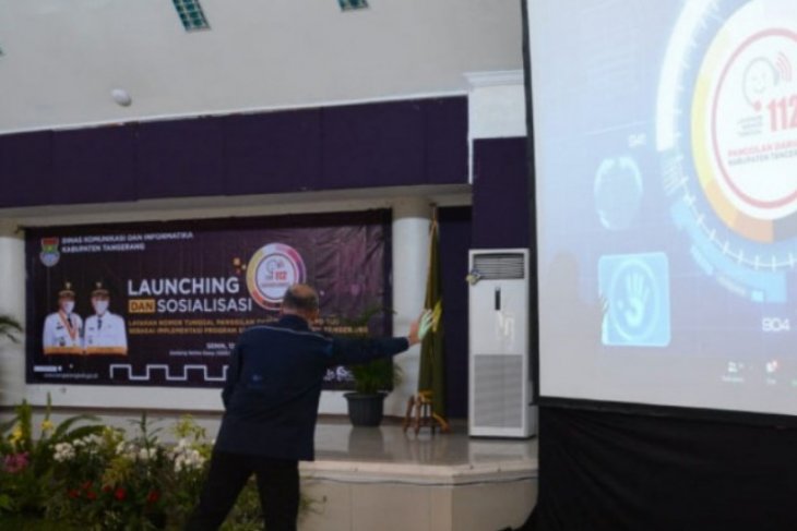 Bupati Tangerang luncurkan layanan nomor tunggal darurat 112