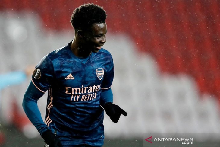 Bukayo Saka pede Arsenal bisa sampai final Liga Europa