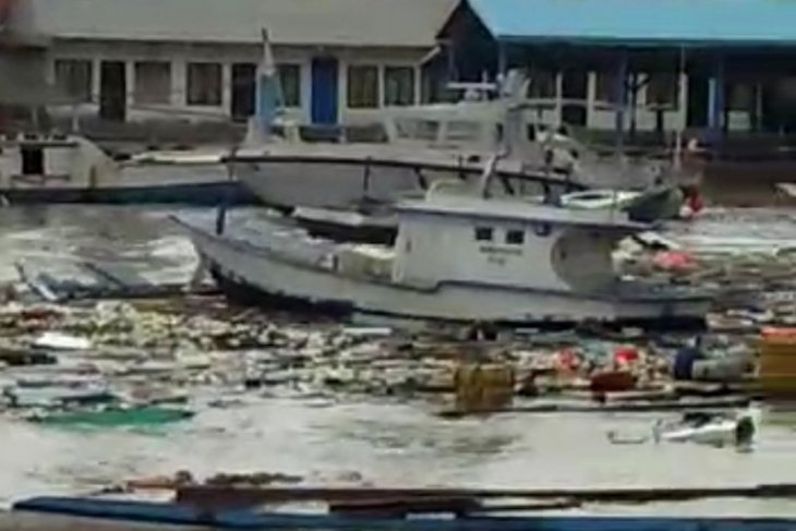 Kapal cakalang milik Nasir tenggelam disapu badai