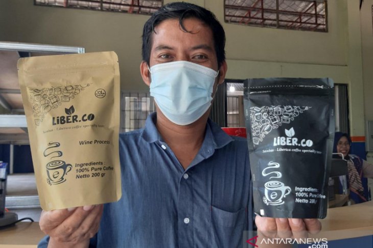 Liber.Co binaan Poltesa mengembangkan produk kopi Sambas berasa pisang