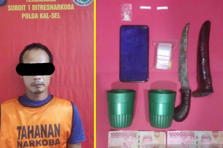 Pengedar narkoba di Kalsel nekat serang polisi dengan sajam
