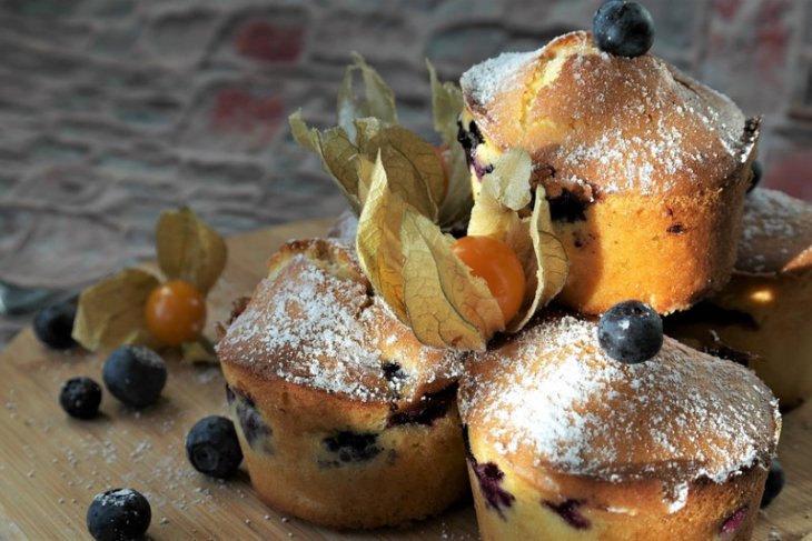 Menu Ramadhan - Quick flourless peanut butter muffins