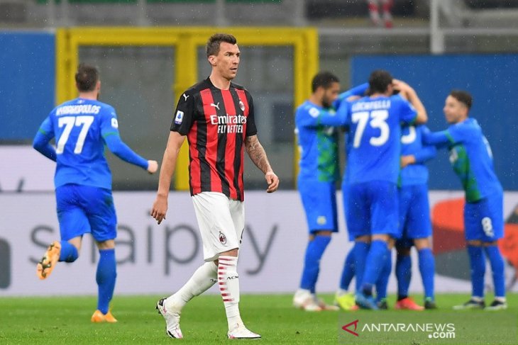 Sassuolo menggagalkan upaya Milan dekati puncak