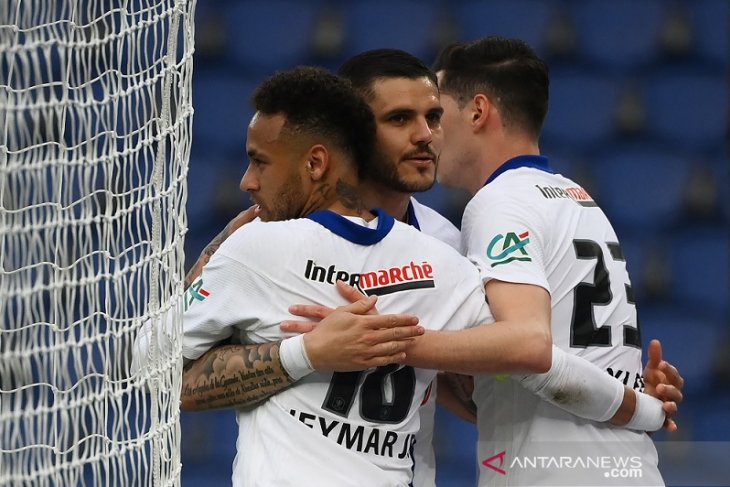 PSG melenggang mulus ke semifinal Piala Prancis seusai menggulung Angers