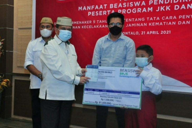 Pemprov Gorontalo apresiasi beasiswa BPJS Ketenagakerjaan