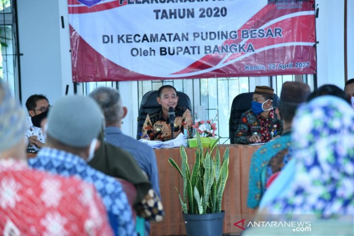 Bupati Bangka minta pemdes dukung pertahankan WTP
