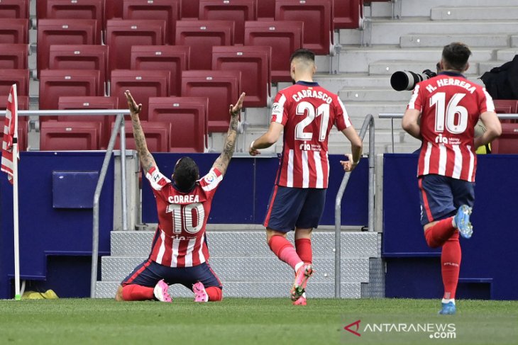 Liga Spanyol, Atletico kembali geser Real Madrid usai tekuk Huesca 2-0
