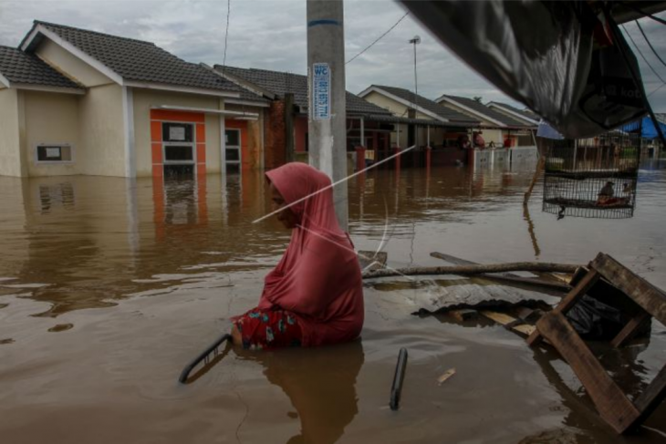 Banjir akibat luapan Sungai