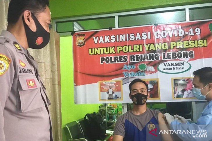 401 personel Polres Rejang Lebong telah divaksin