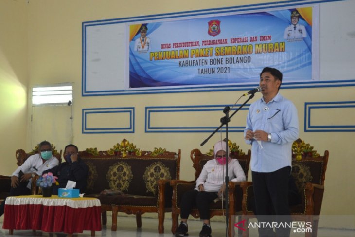 Pemkab Bone Bolango jual 492 paket bahan pokok murah di Kabila