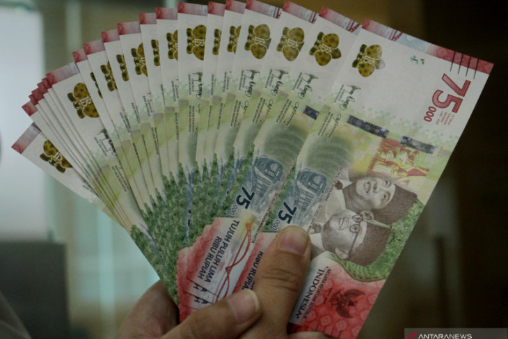 Rupiah Selasa pagi menguat 8 poin