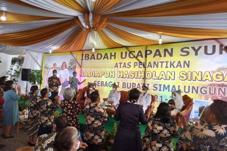 Bupati dan Wabup Simalungun dilantik di Medan, Forkopimda saksikan secara virtual