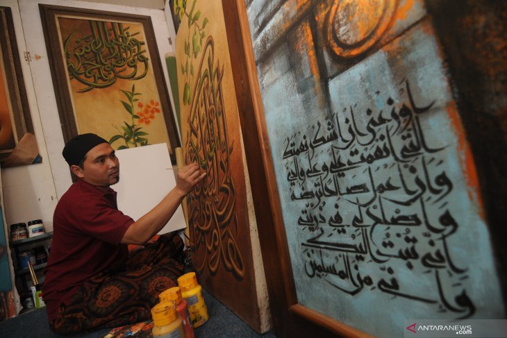 Kerajinan kaligrafi di Salatiga tembus pasar internasional ke Amerika 