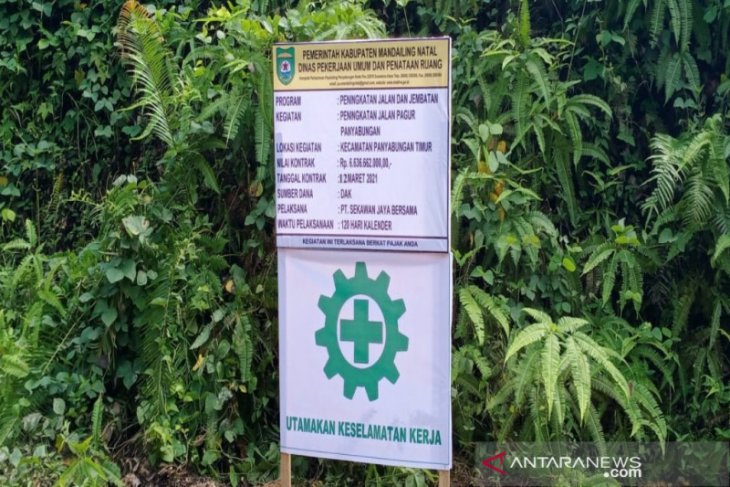Peningkatan jalan Pagur - Panyabungan mulai dikerjakan