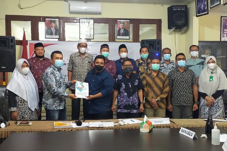 KPUD Asahan terima hasil riset pilkada Kabupaten Asahan 2020