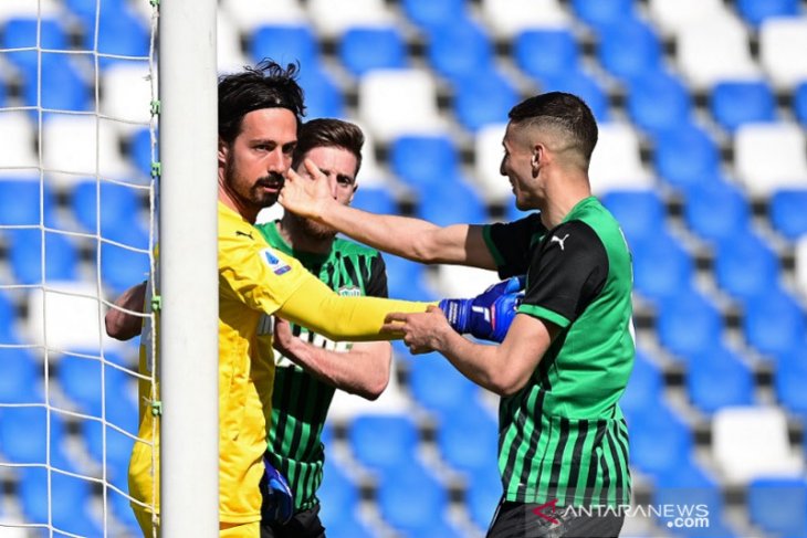 Liga Italia, Atalanta diimbangi Sassuolo, Inter resmi scudetto