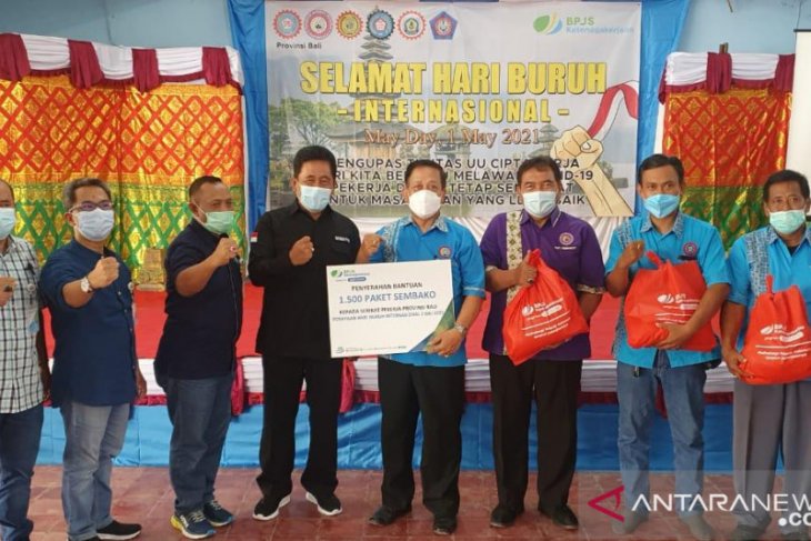 BPJAMSOSTEK Banuspa-KSPSI Bali peringati Hari Buruh