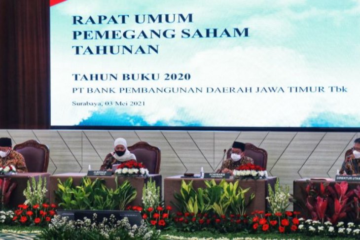RUPS Bank Jatim setujui pembagian deviden Rp733,5 miliar